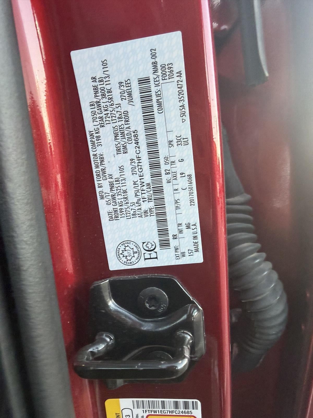 2017 Ford F-150 XLT