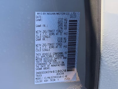 2026 Nissan Frontier Crew Cab PRO-4X®
