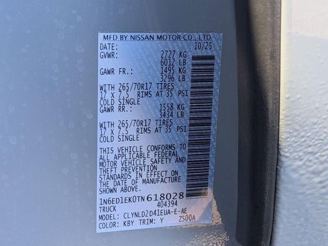 2026 Nissan Frontier Crew Cab PRO-4X®