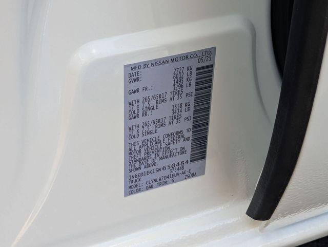 2025 Nissan Frontier Crew Cab SV