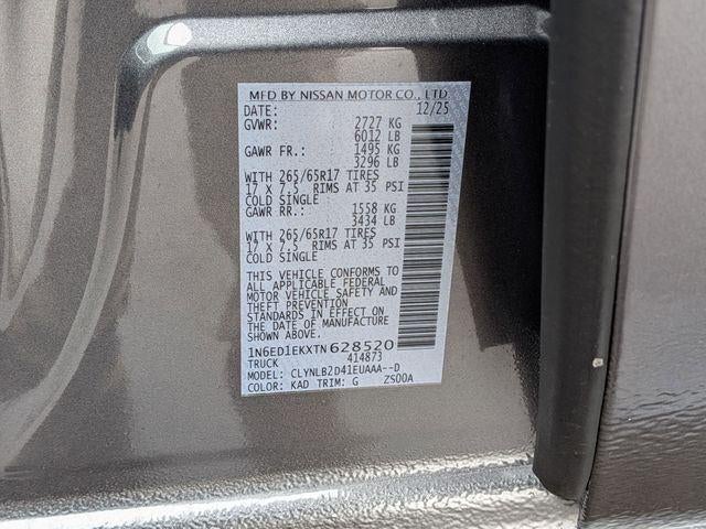 2026 Nissan Frontier Crew Cab SV
