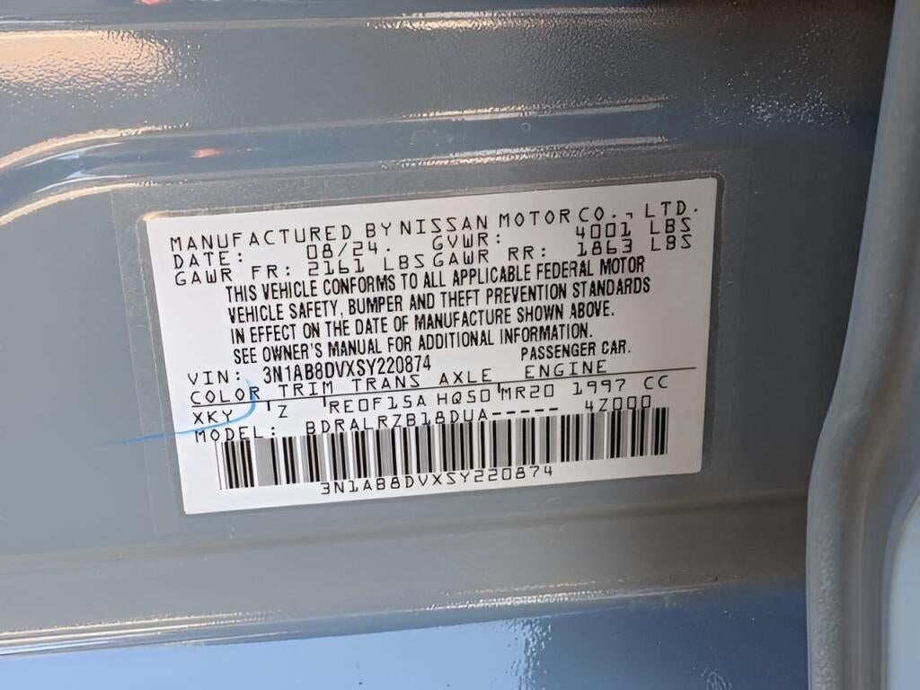 2025 Nissan Sentra SR