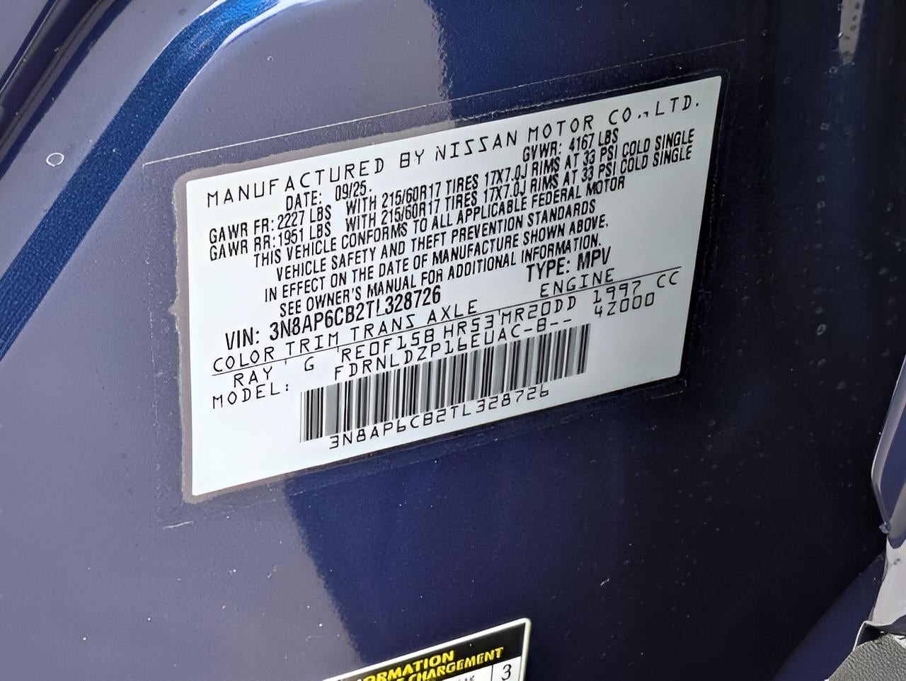 2026 Nissan Kicks SV