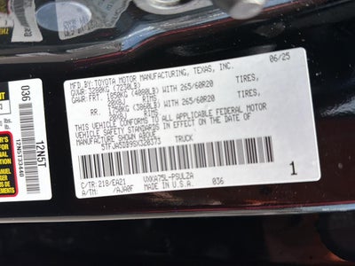2025 Toyota Tundra Limited