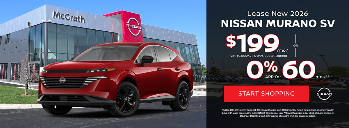 2026 Nissan Murano SV at Nissan of Elgin in Elgin IL