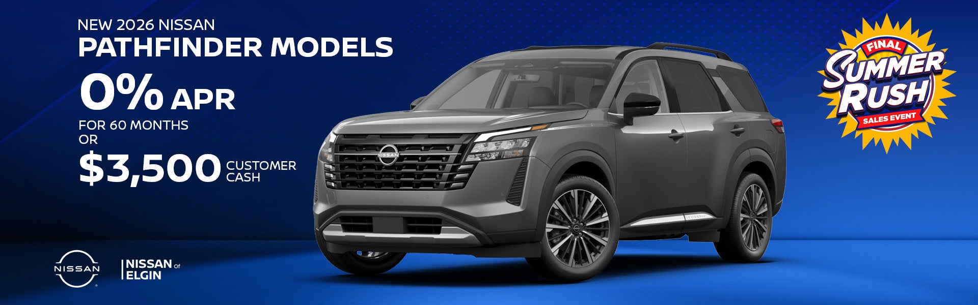 New 2026 Nissan Pathfinder Models