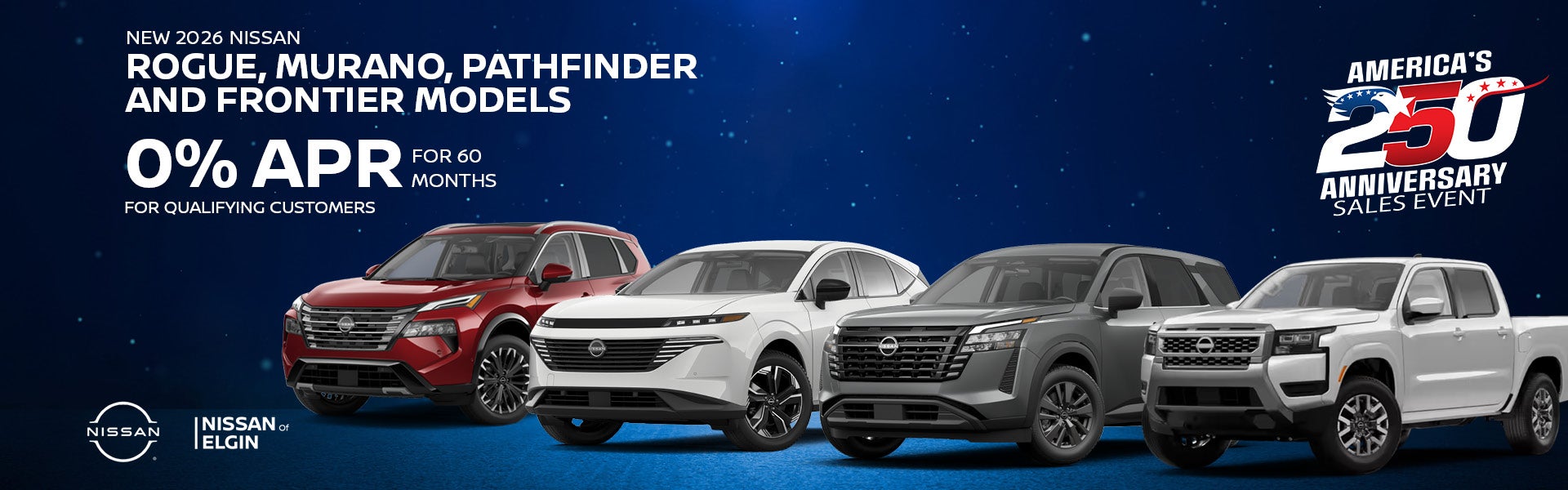 New 2026 Nissan Rogue, Murano, Pathfinder and Frontier model