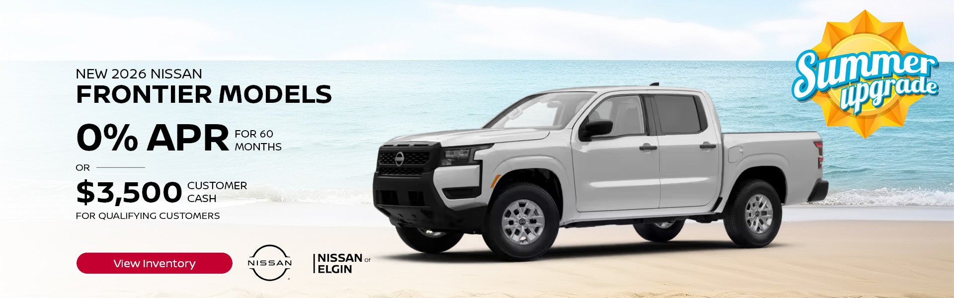 Select New 2026 Nissan Frontier Models