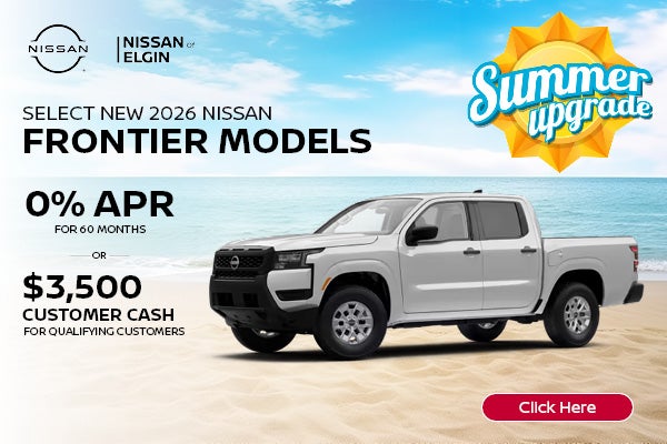 Select New 2026 Nissan Frontier Models