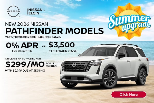 New 2026 Nissan Pathfinder Models