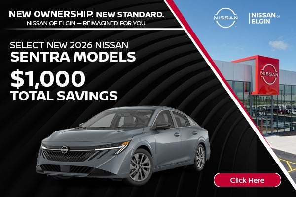 Save on a New 2026 Nissan Sentra!