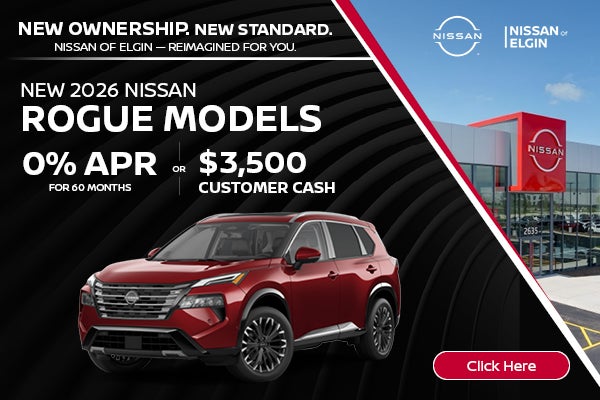 Save on a New 2026 Nissan Rogue!