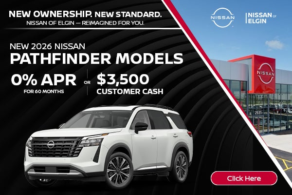 Save on a New 2026 Nissan Pathfinder!