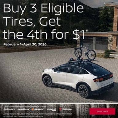 Buy 3 Eligible Tires, Get the 4th for 1$