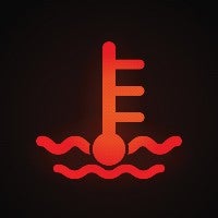 Engine Coolant Temperature Warning Light
